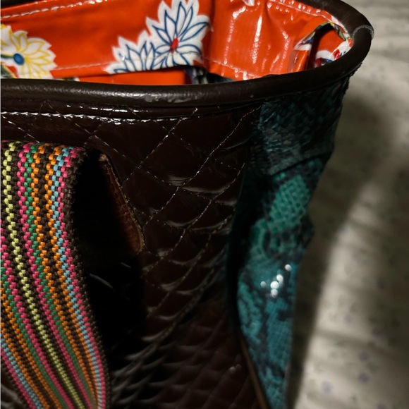 Consuela Brown Quilted Tote Bag - Picture 7 of 10